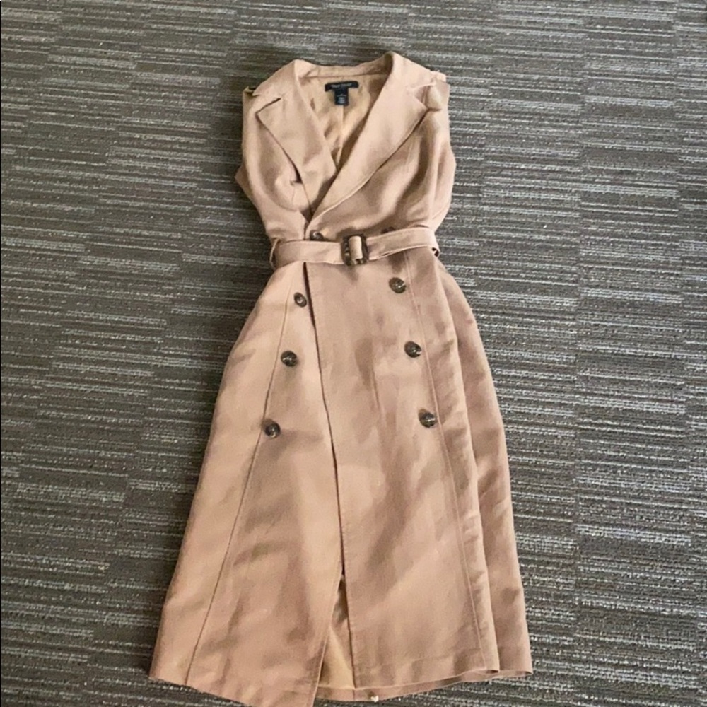 Camel Trench coat dress - White House Blac…